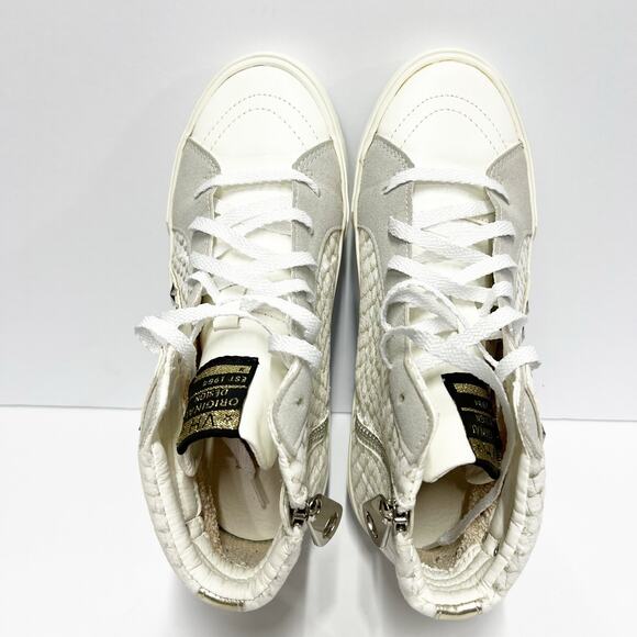 Vintage Havana High Top Lynn Multi Mix White Cream Shoes Women’s 7 - Picture 13 of 16